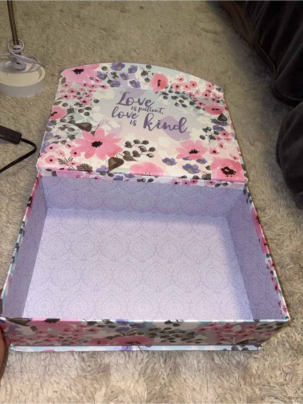 Storage Box - Pink & Purple